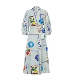 Oroton Picnic Midi Dress Print Size AU 14 for rent on The Volte - image 4