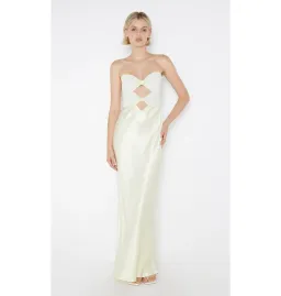 Bec & Bridge Halle Strapless Gown Yellow Size AU 10 for rent on The Volte - image 1
