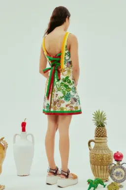 Alemias Fiesta Mini Dress Print Size 12 for rent on The Volte - image 3