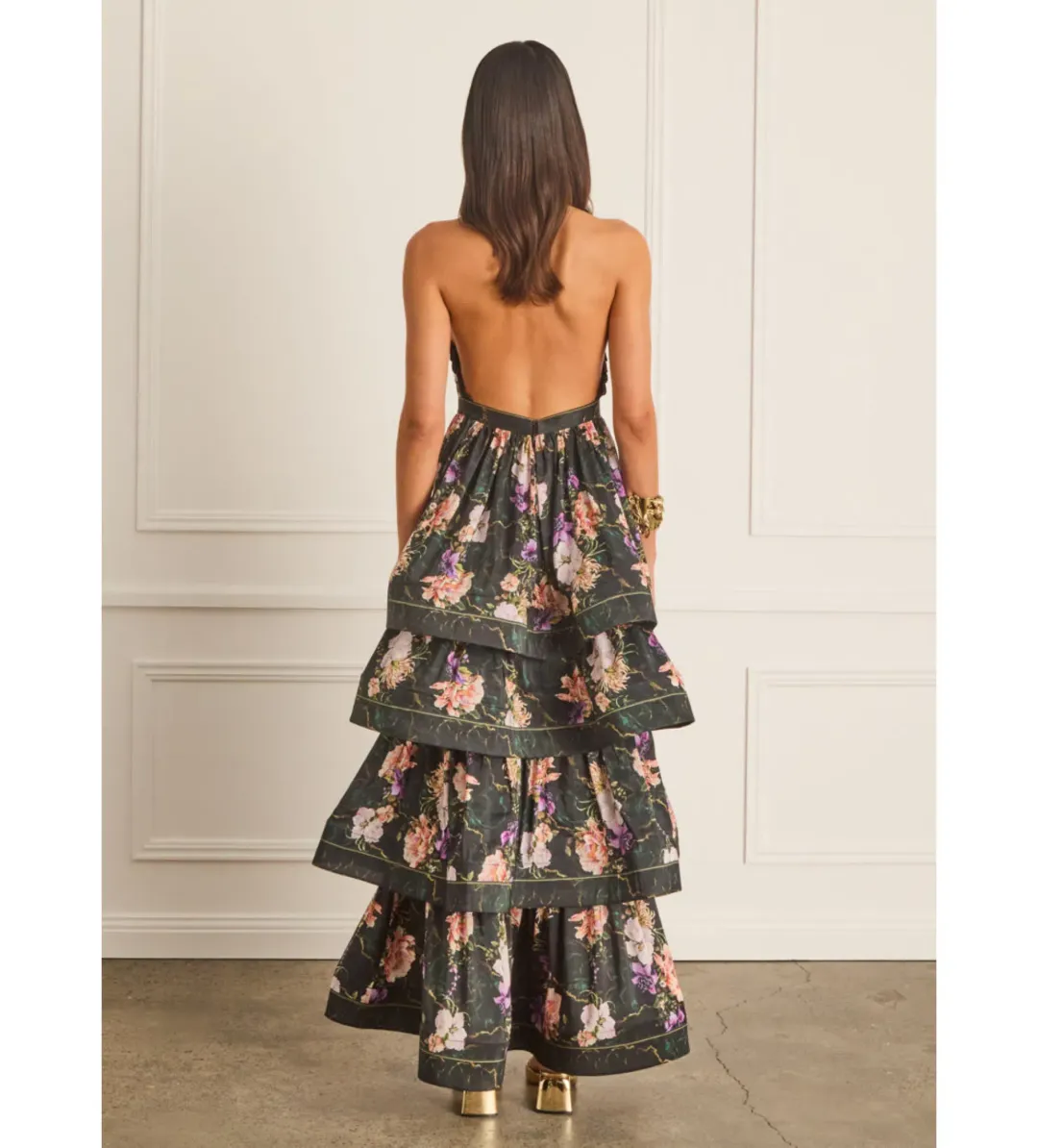 Aqua Blu Australia Tempest Constance Maxi Dress Floral Size 12 for rent on The Volte - main image