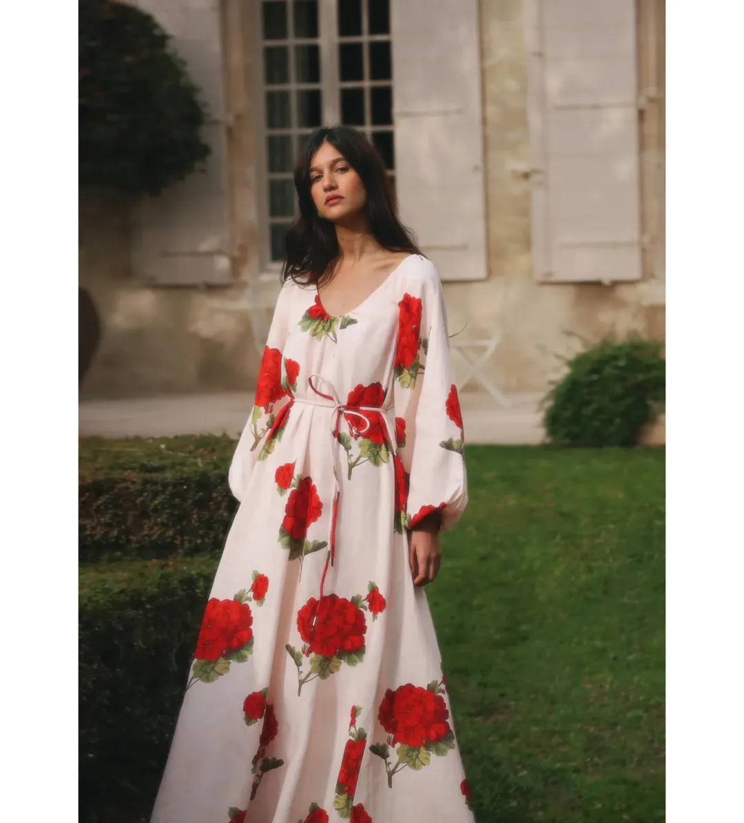 Morton Mac Delphina Dress Floral one size for rent on The Volte - main image