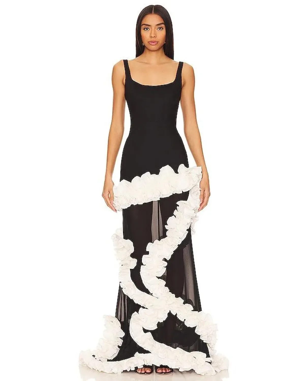 NBD Wisteria Gown Black Size 6 for rent on The Volte - main image