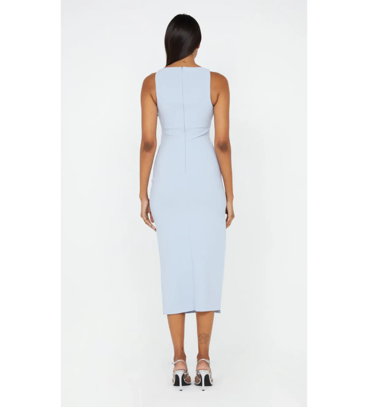 Bec & Bridge Be Mine Dress Dusty Blue Size 10 - Image 2