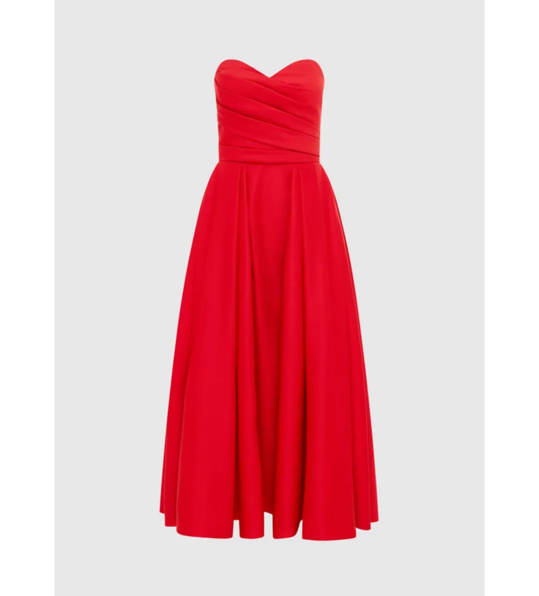 Leo Lin Jessica Bustier Gown Red Size 10 for rent on The Volte - main image