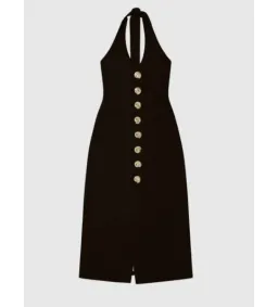 Wolf Gang Irida Midi Dress Black Size 12 for rent on The Volte - image 2