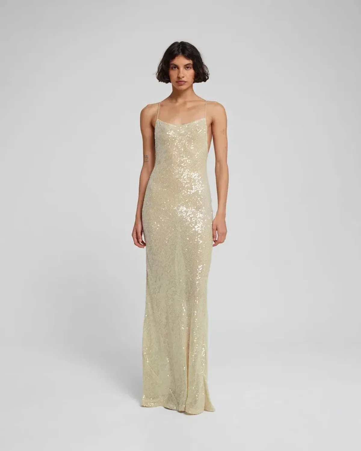 Rat And Boa Olympia Sequin Maxi Dress Size S/AU8 - Image 1