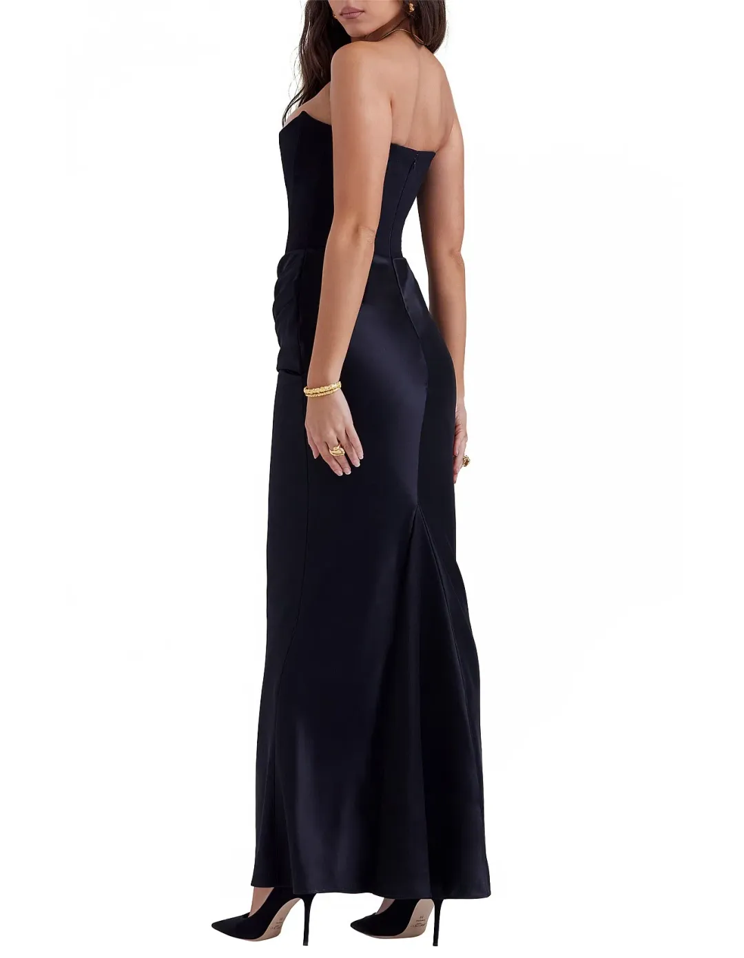 House of CB Black Persephone Dress Viral Black Size XS / AU 4 for rent on The Volte - main image