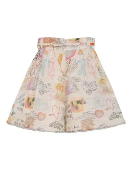 Zimmermann Crush Paneled Bodice and Shorts Set in Dear Diary Print Size 0 / AU 6 for rent on The Volte - image 3