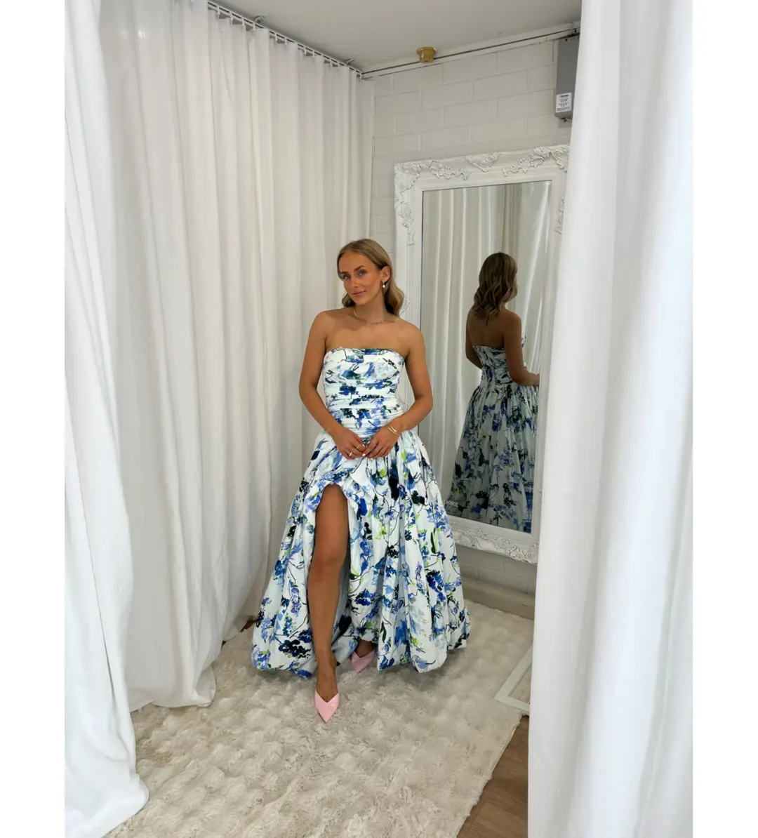Aje Violette Bubble Hem Maxi Lavenders of Provence Size AU 12 for rent on The Volte - main image