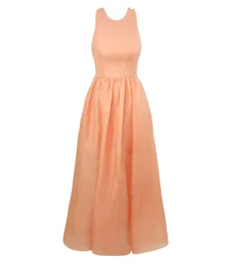 Zimmermann Illuminate Racer Maxi Dress in Guava Size 0 / AU 8 for rent on The Volte - image 3