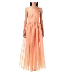 Zimmermann Illuminate Racer Maxi Dress in Guava Size 0 / AU 8 for rent on The Volte - image 1