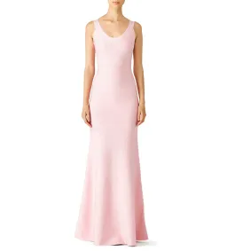 Herve Leger Ellen Bandage Gown Light Pink Size 6/S for rent on The Volte - image 1