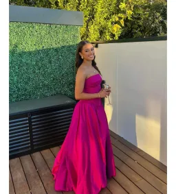 Aje Violette Bubble Hem Maxi Magenta Size AU 4 for rent on The Volte - image 2