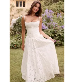 House of CB Francine Maxi Skirt & Lorina Corset Set White Size M/10-12 for rent on The Volte - image 3