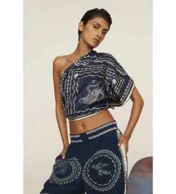 Alemais Players Skirt Size 10 and Oceane Silk Scarf O/S for rent on The Volte - image 1