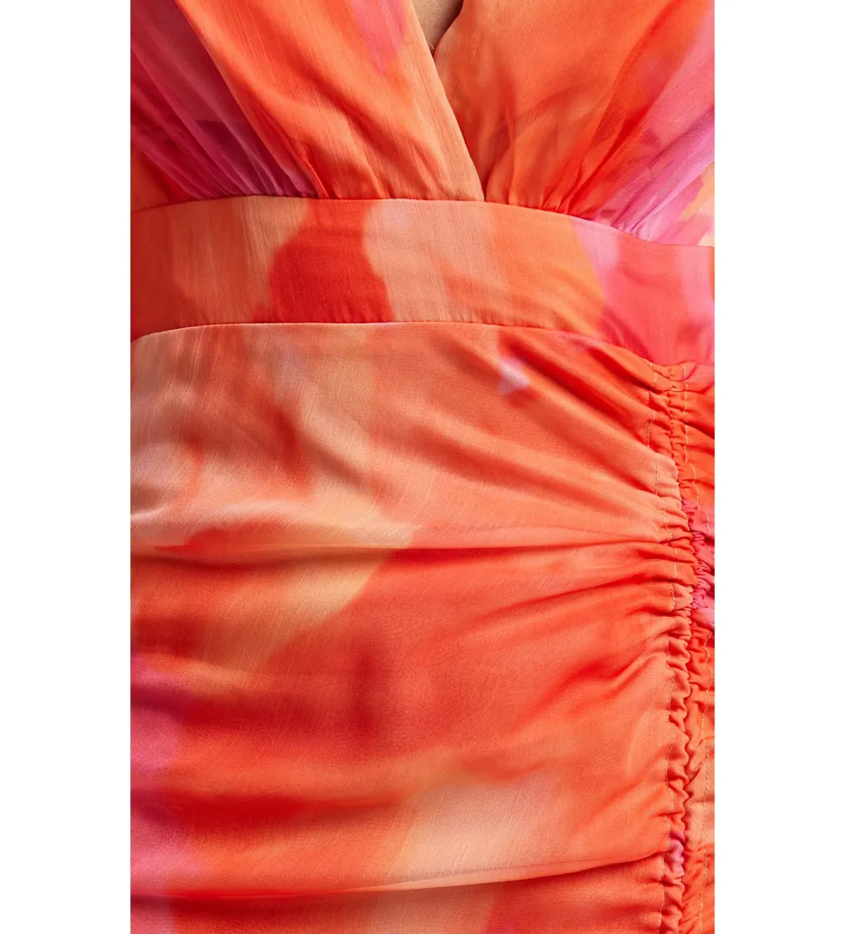 Talulah Ibiza Dress in Orange Floral Size 12 / L - Image 3