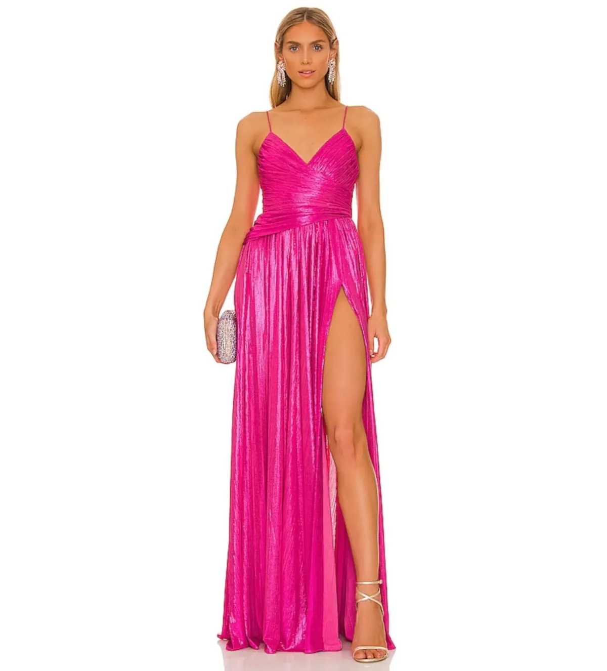 Retrofete Pink Doss Gown Size M / AU 10 for rent on The Volte - main image