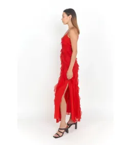 Rat & Boa Cecilia Dress in Red Size 8 for rent on The Volte - image 2