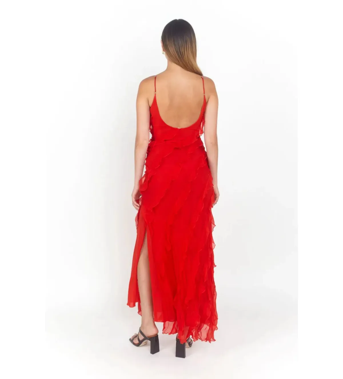 Rat & Boa Cecilia Dress in Red Size 10 - Image 3