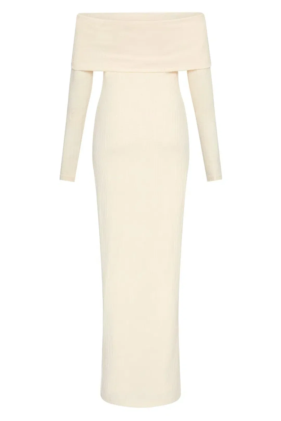 Sofia the Label Gia off the Shoulder Dress Cream Size 10 for rent on The Volte - main image