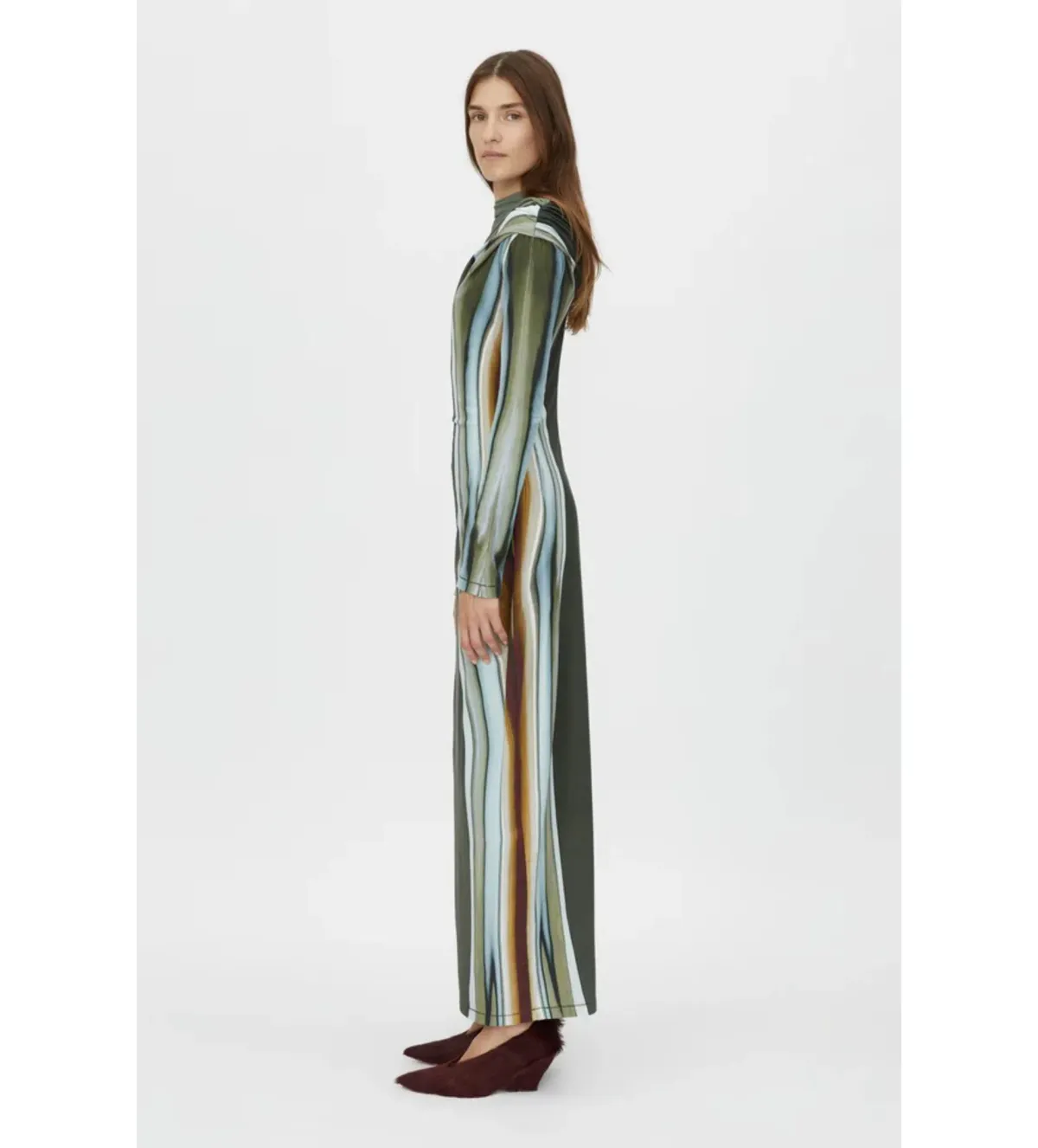 Camilla and Marc Elixir Print Jersey Maxi Dress in Elixir Print Size AU 6 (6-8) - Image 2