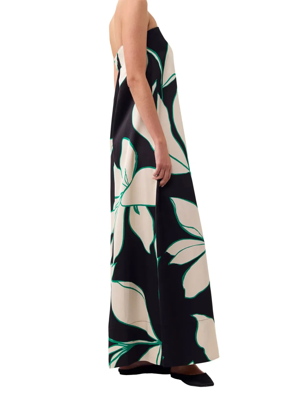 Morrison Willow Maxi Strapless Dress Floral Print Size AU 12 for rent on The Volte - main image
