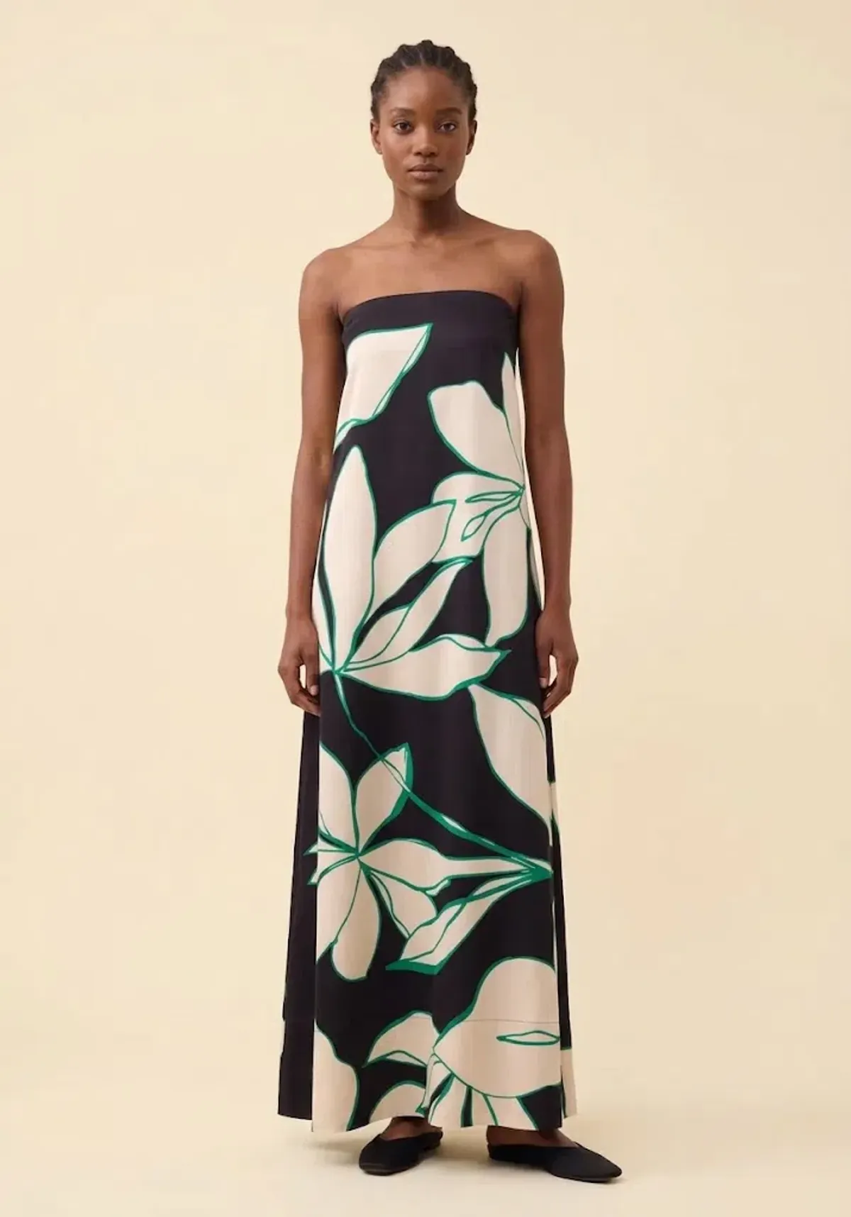 Morrison Willow Maxi Strapless Dress in Floral Print Size AU12 for rent on The Volte - main image
