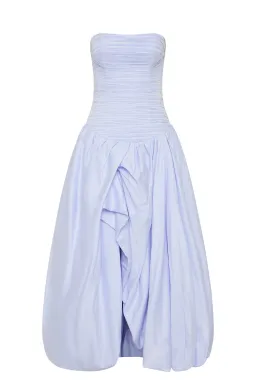 Aje Violette Bubble Hem Maxi Dress Pearl Blue Size 6 for rent on The Volte - image 5