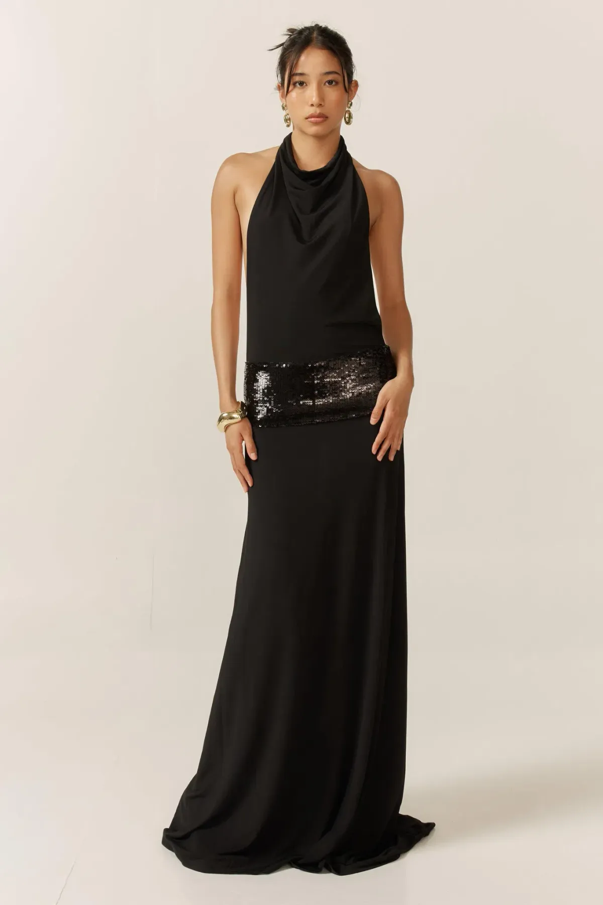 Ance Gria Adele Gown Black Size S / AU 8 - Image 1