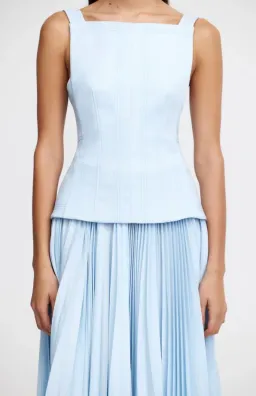 Acler Hollinshill Maxi Dress Baby Blue Size 16 for rent on The Volte - image 4