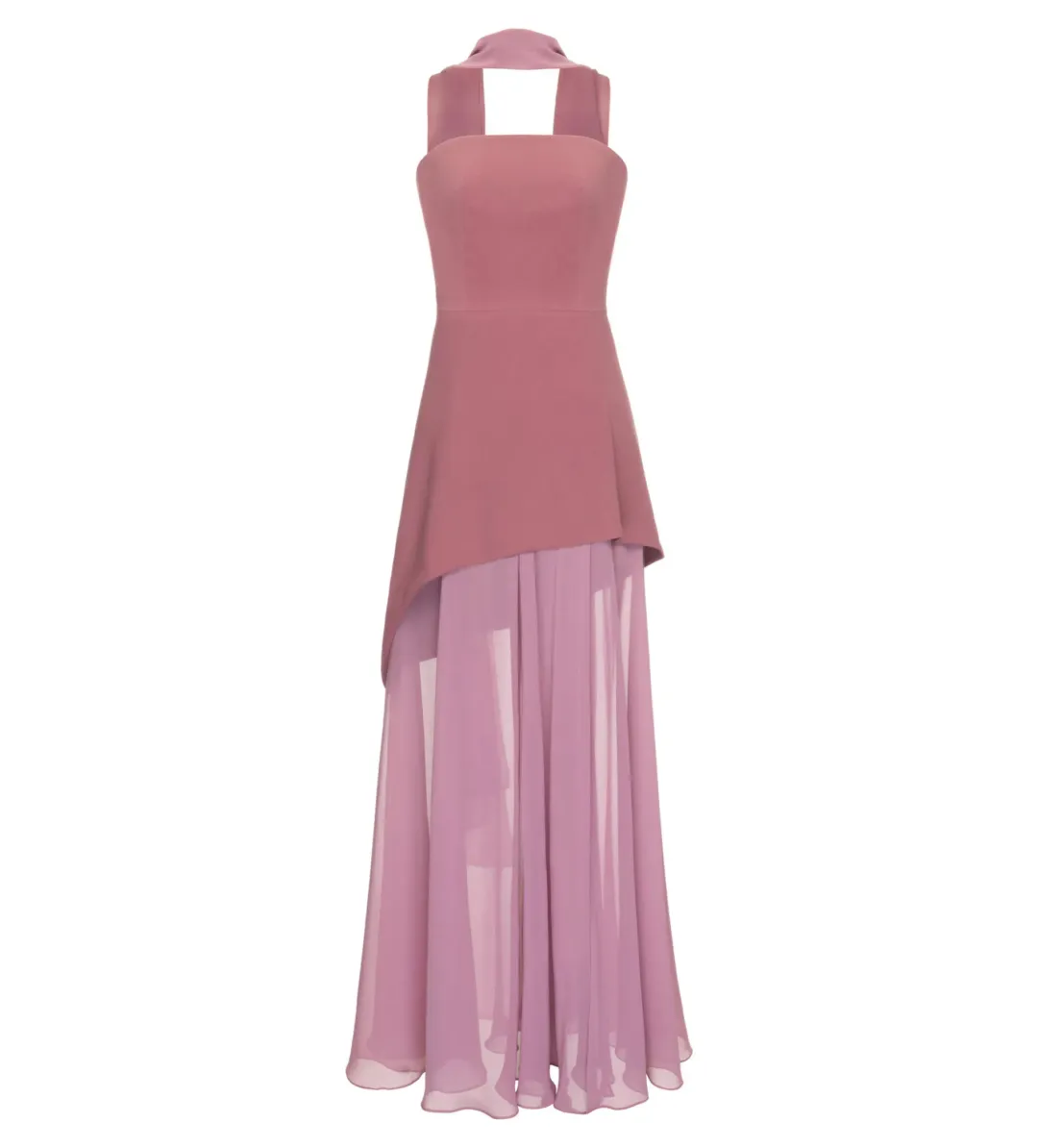Matters Store Monaco Dress with Scarf Pink Size S / AU 8 for rent on The Volte - main image
