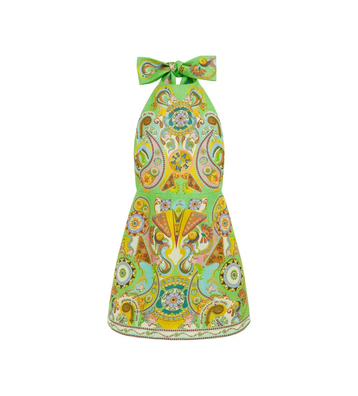 Alemais Pinball Print Mini Dress Multi Size AU 10 - Image 6