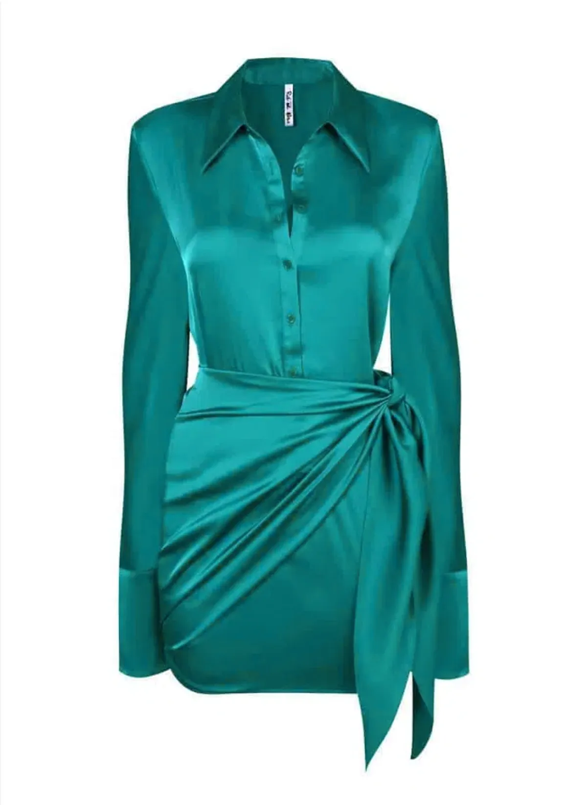 Rat & Boa Alanis Dress Green Mini Size AU 6 / XS - Image 3