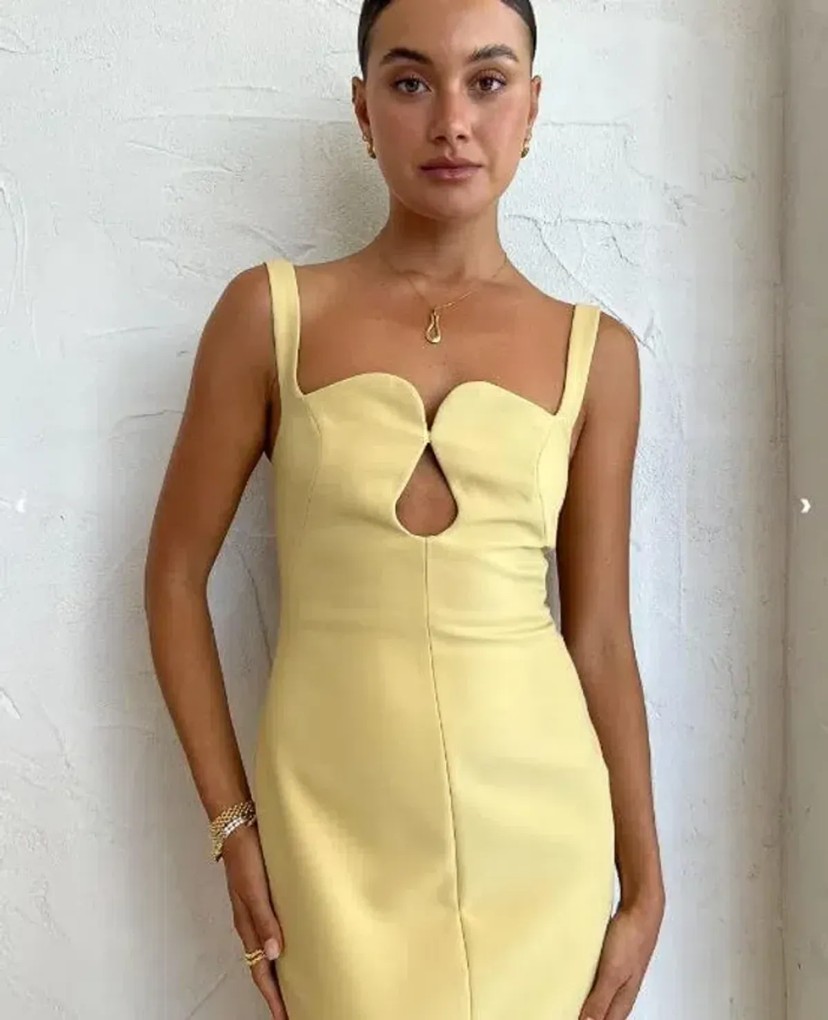 Camilla And Marc Brixton Dress Mustard Yellow Size 8 - Image 2