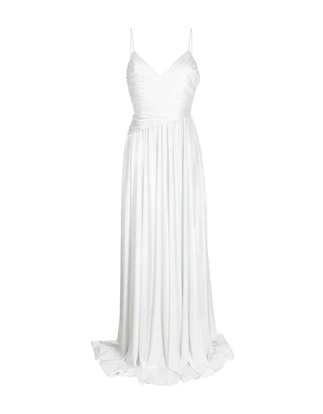 Retrofête Doss Maxi Gown Silver Size XS / Size AU 6 for rent on The Volte - main image