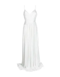 Retrofête Doss Maxi Gown Silver Size XS / Size AU 6 for rent on The Volte - image 2