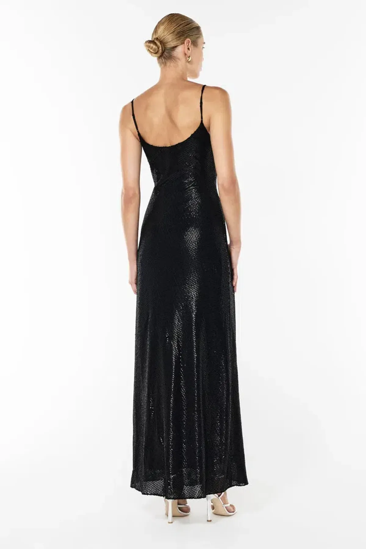 Manning Cartell High Voltage Slip Maxi Dress Black Size 10 - Image 4