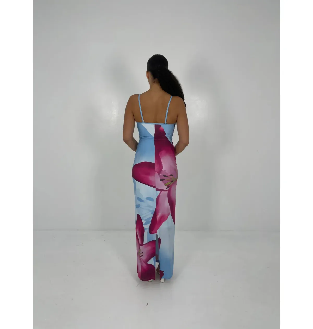 With Harper Lu Sky Lily Slip Maxi Dress Floral Size S / AU 8 - Image 2