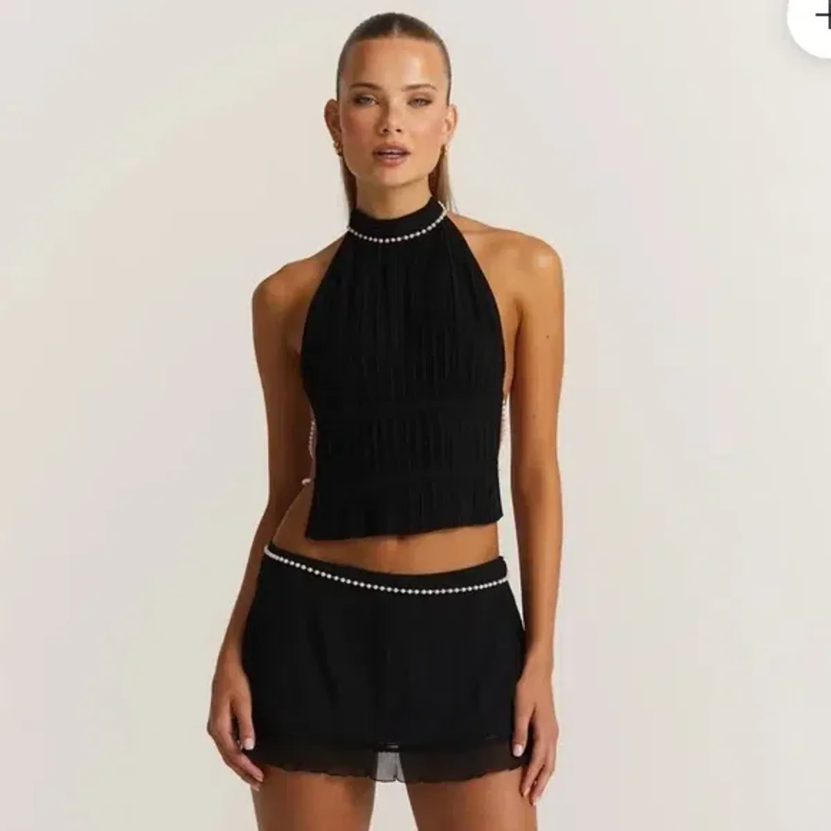 Sasha Therese Perla Top Black Size XS / AU 6 for rent on The Volte - main image