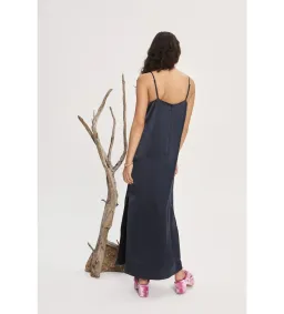 Alemais Fontaine Slip Midi Dress in Navy Size 6 for rent on The Volte - image 3