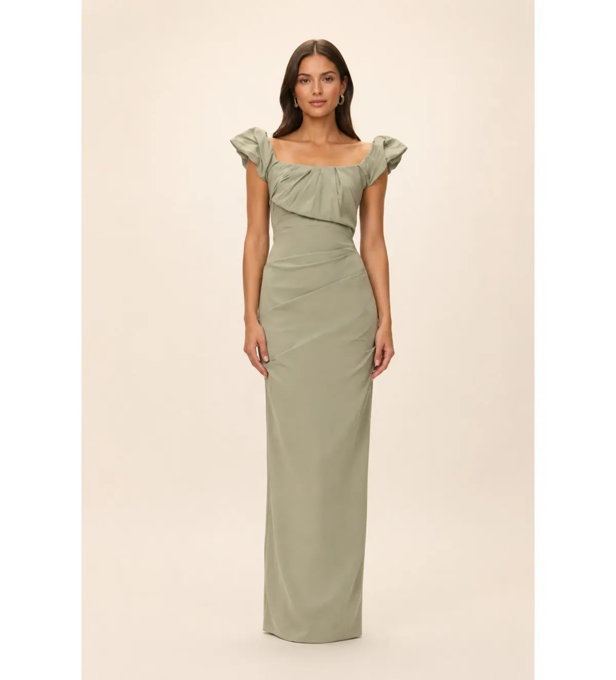 Rachel Gilbert Kalina Gown in Sage Size 4/AU14 - Image 1