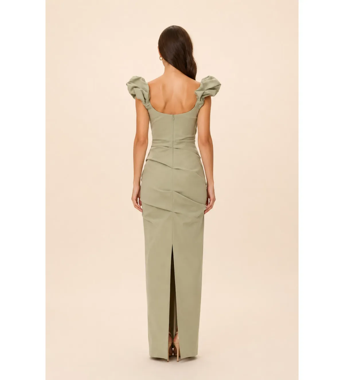 Rachel Gilbert Kalina Gown in Sage Size 4/AU14 - Image 2