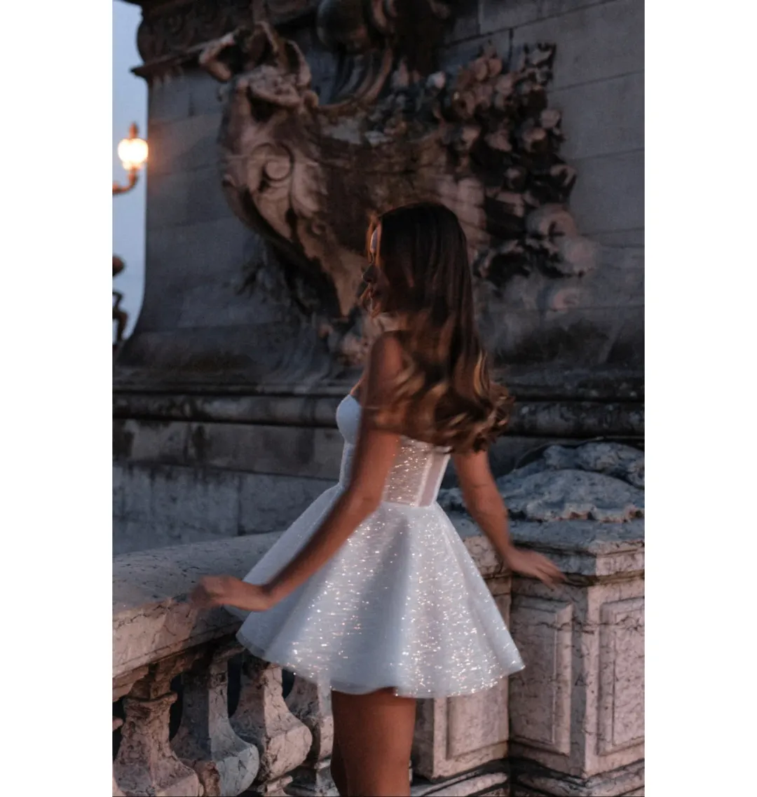 Rosie Etienne Emmelie Dress White Size XS / AU 6 for rent on The Volte - main image