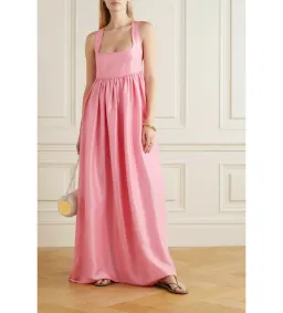 Oroton Strappy Sundress Pink Size 8 for rent on The Volte - image 1