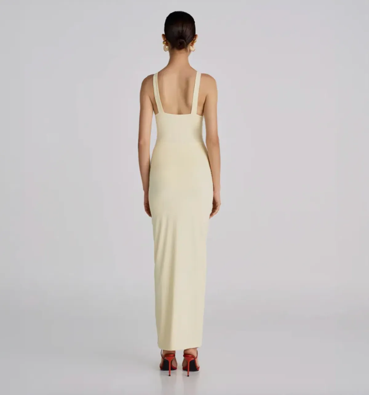 Maygel Coronel Vanilla Alquimia Midi Dress Yellow Size 6/XS - Image 2
