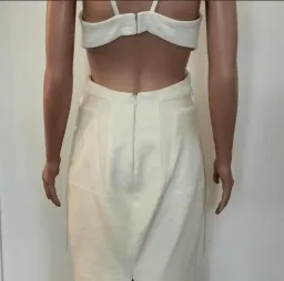 Manning Cartell Siamiese Twins Midi Dress Cream Size 10 for rent on The Volte - image 3