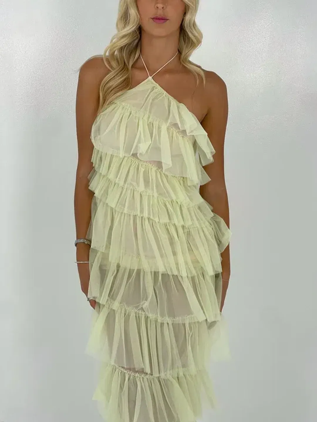 The Bar Limoncello Henri Gown Size XS / AU 6 for rent on The Volte - main image