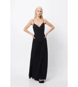 Mossman Common Ground Maxi Dress Black Size AU 12 for rent on The Volte - image 1