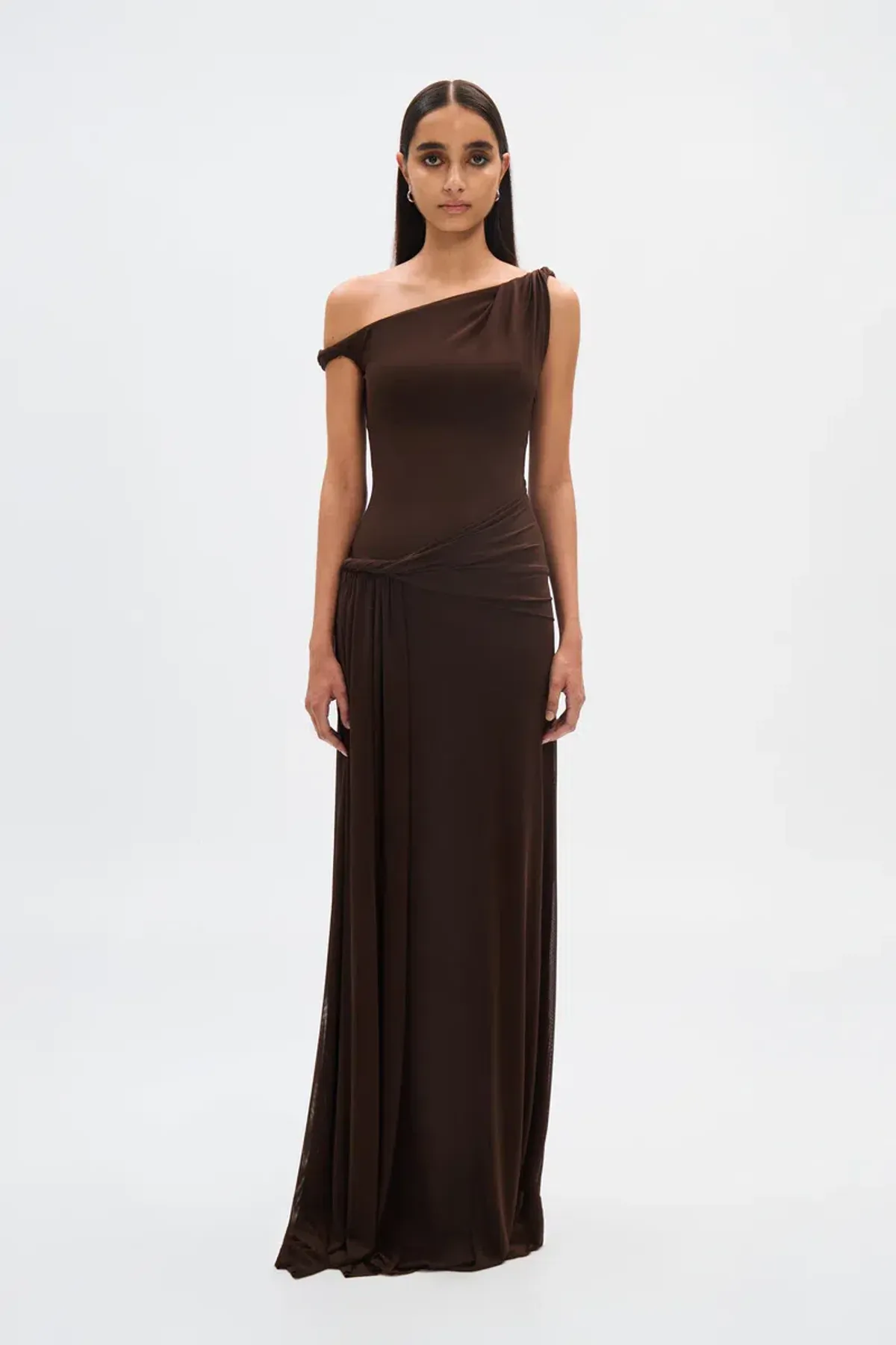 Misha Sisal Maxi Dres Espresso Size 6/S - Image 1