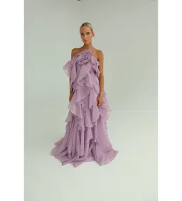 Aje Pandorea Layered Maxi Dress Size AU 10 for rent on The Volte - image 2